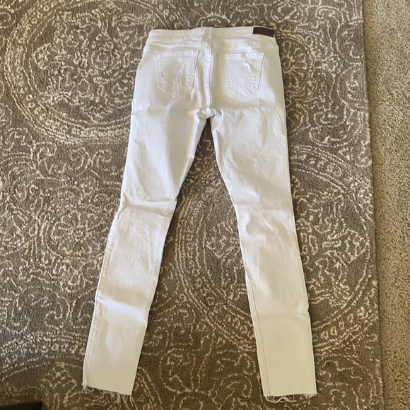White Distressed Jeans - Picture 2 of 2